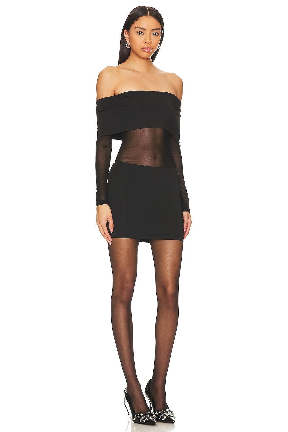 Elmina Sheer Mini Dress superdown Product Image