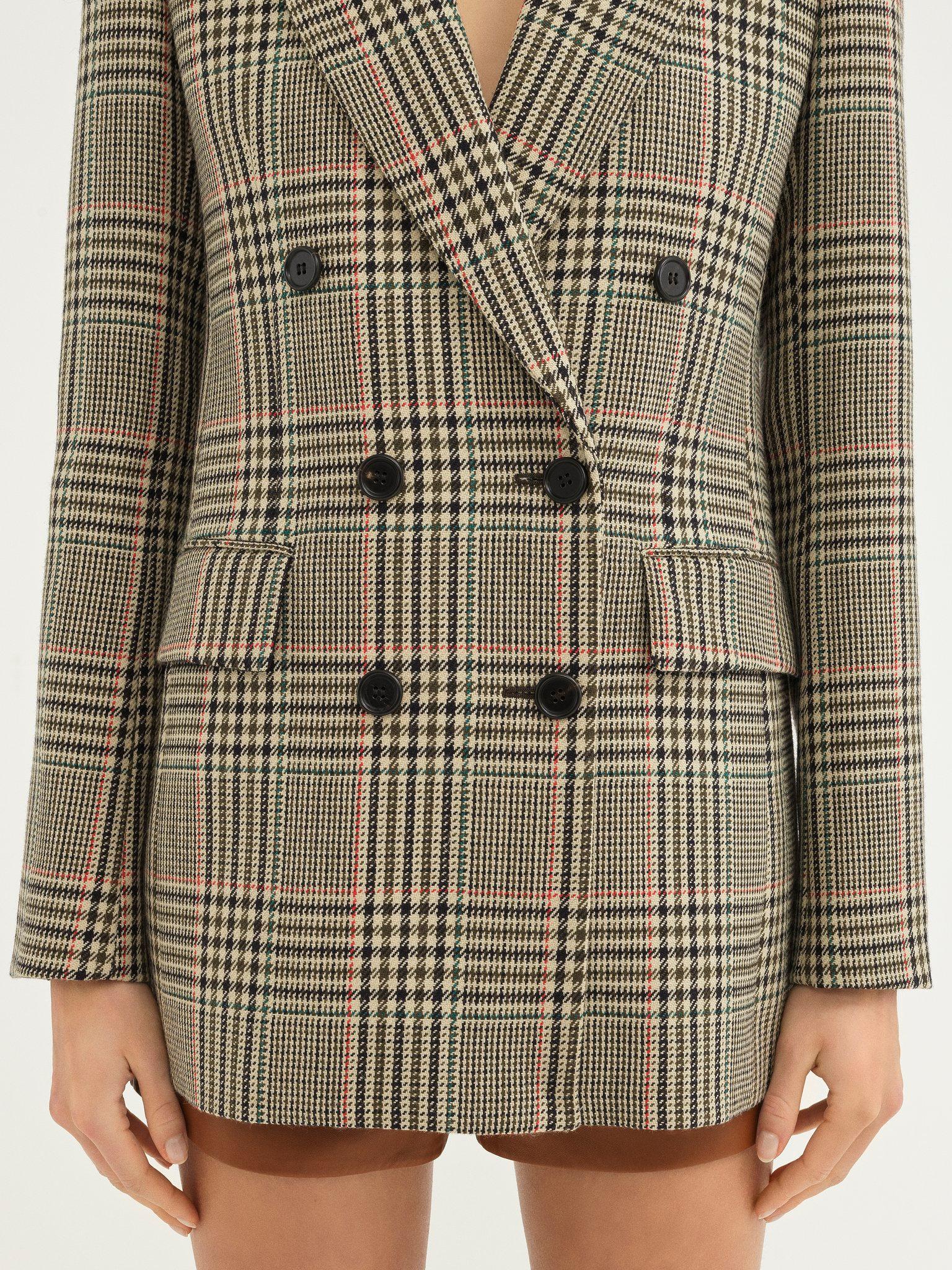 Tailored jacket in Prince of Wales wool Product Image