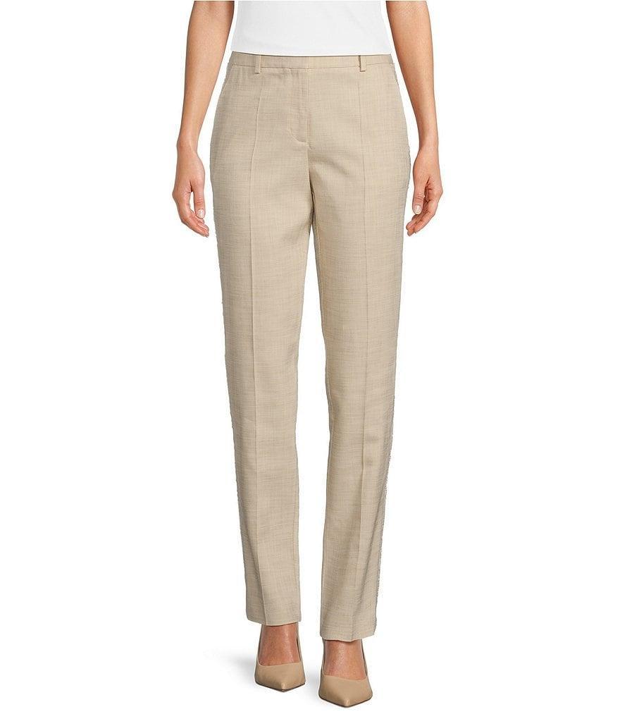 BOSS by Hugo Boss Tanya Straight Leg Flat Front Trouser Product Image