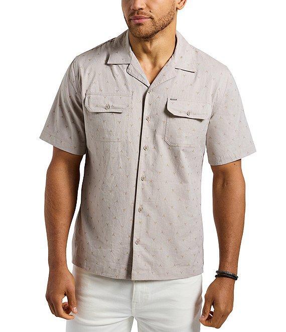 Buffalo David Bitton Short Sleeve Salaman Patterned Shirt Product Image