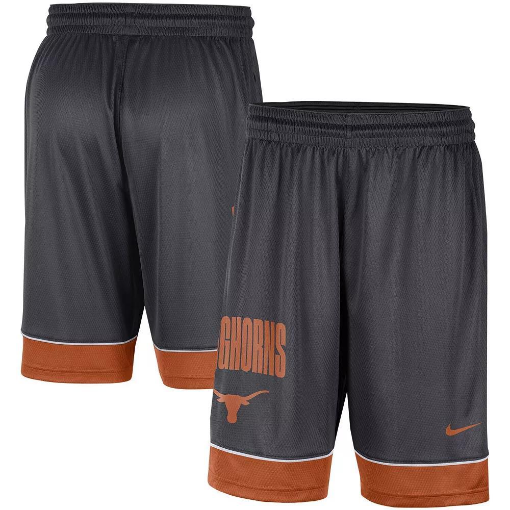 Men's Nike Charcoal/Orange Clemson Tigers Fast Break Performance Shorts,  Product Image