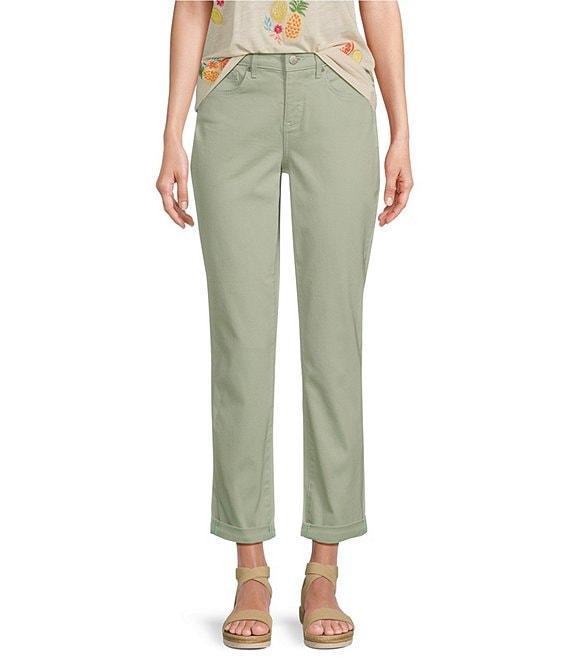 NYDJ Margot High Rise Slim Straight Girlfriend Jeans Product Image