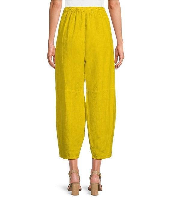 Bryn Walker Oliver Light Linen Elastic Waist Lantern Ankle Pants Product Image