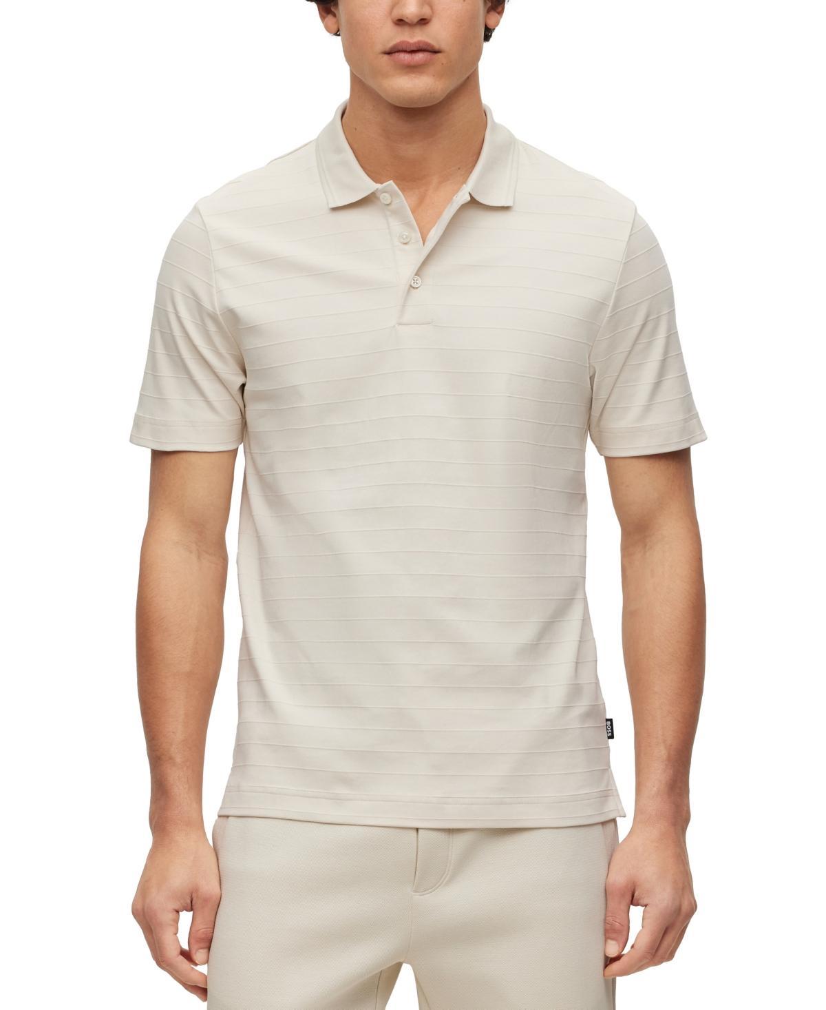 Mens Regular-Fit Polo Shirt In A Cotton Blend Product Image