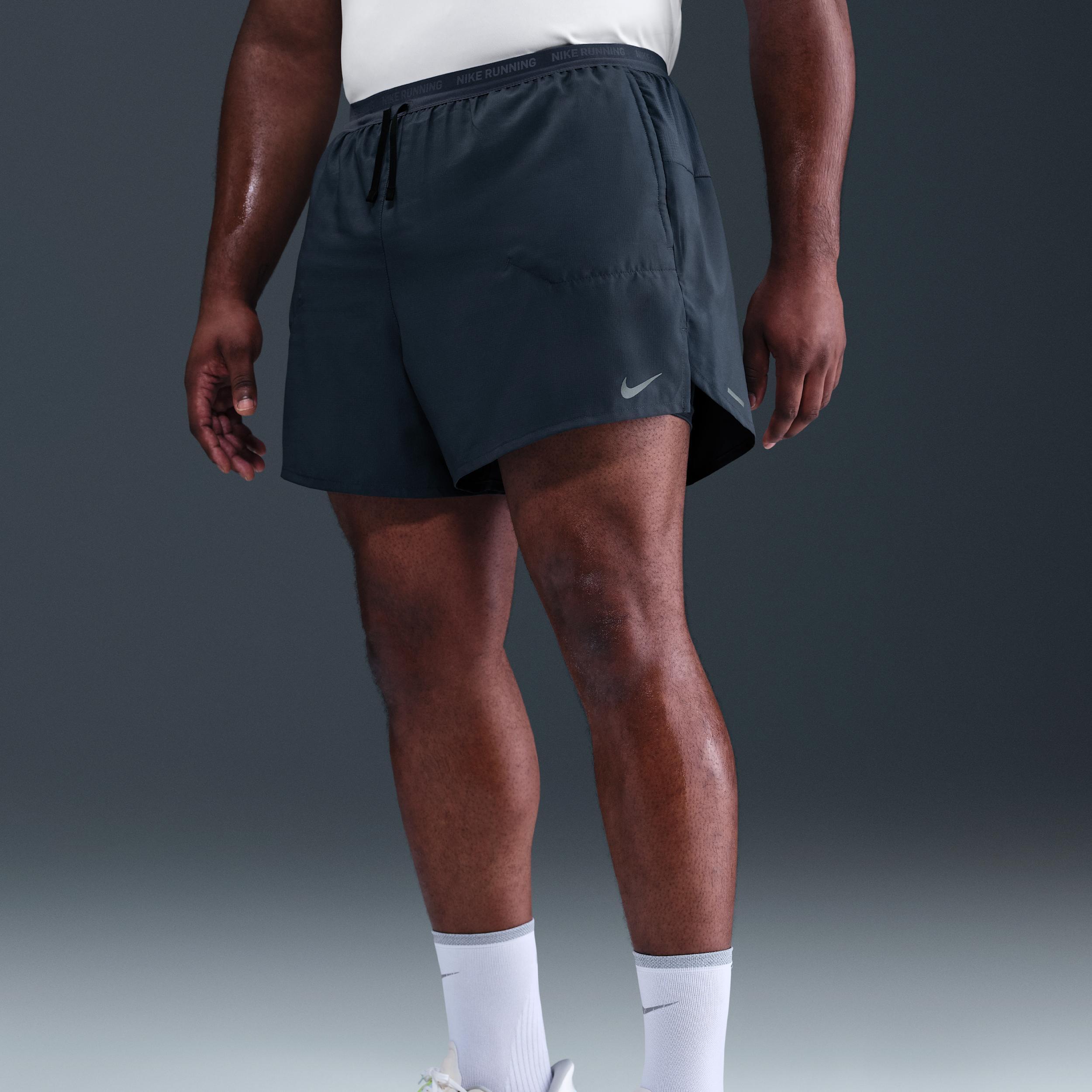Nike Mens Stride Dri-FIT 5 2-in-1 Running Shorts | FN2992-437 Product Image