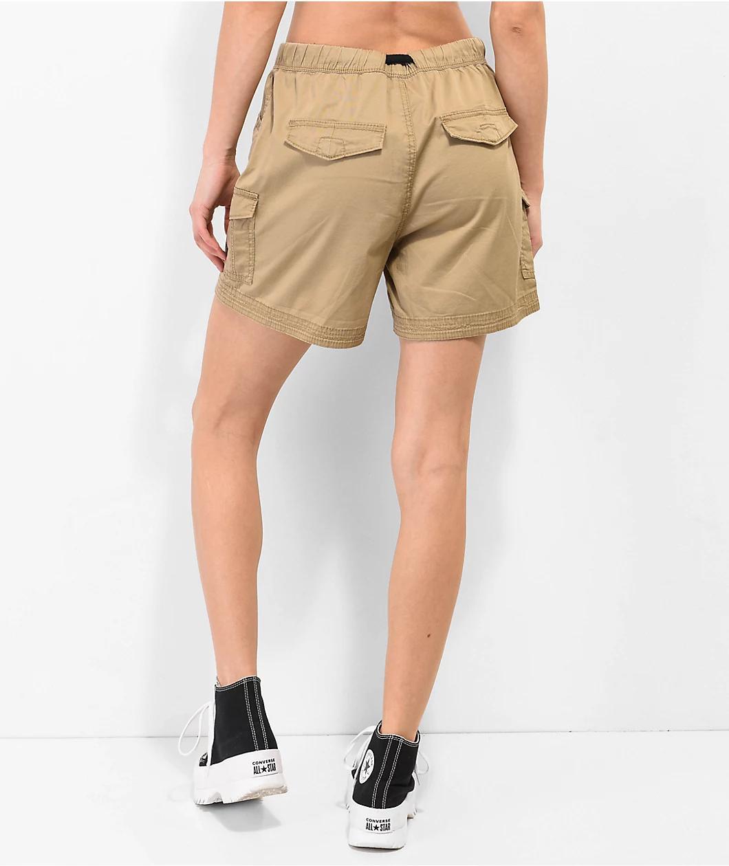 Unionbay Chase Brown Belted Utility Shorts Product Image