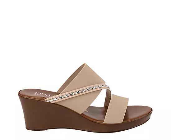 Italian Shoemakers Pert Womens Wedge Sandals Product Image