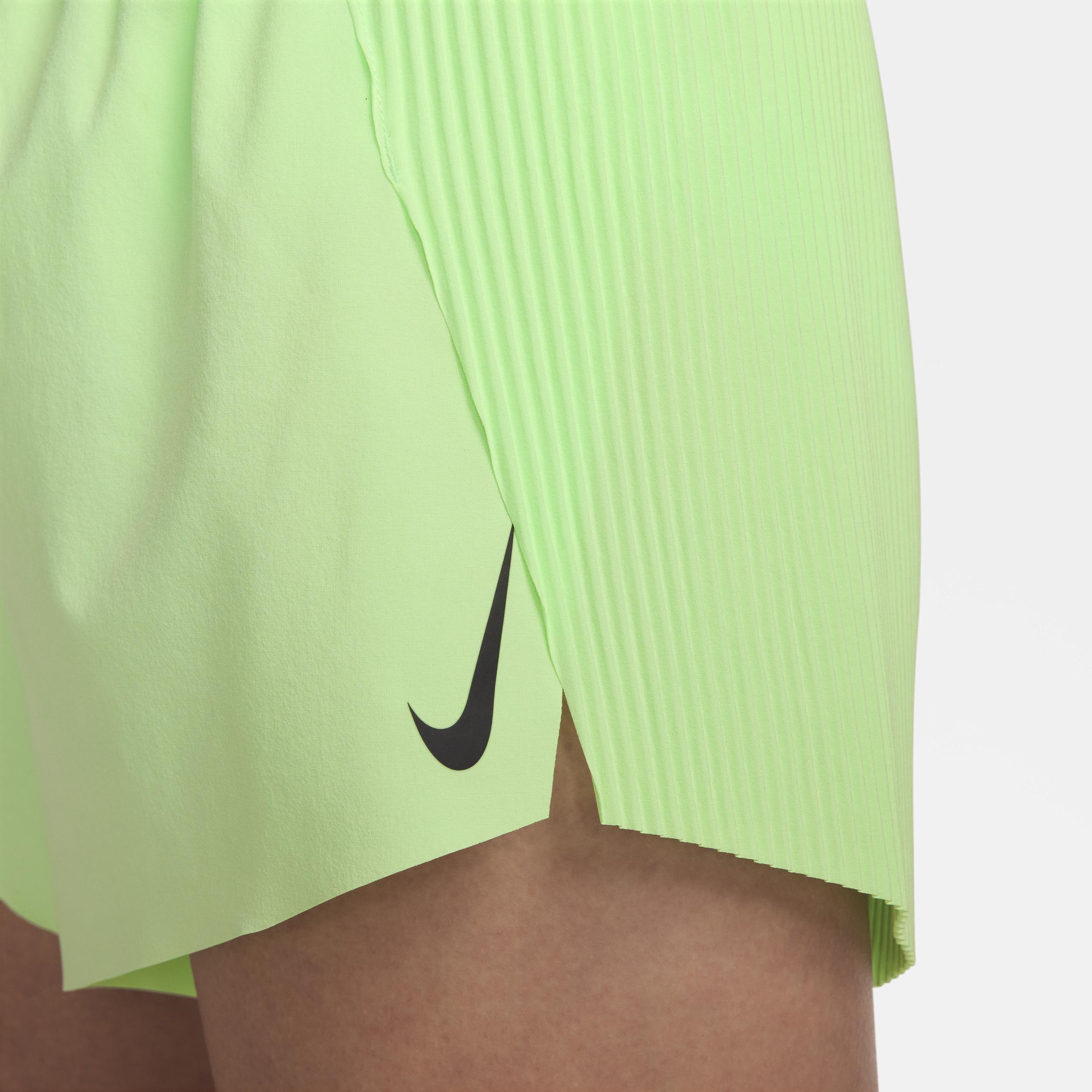 Nike Women's AeroSwift Dri-FIT ADV Mid-Rise Brief-Lined 3" Running Shorts Product Image