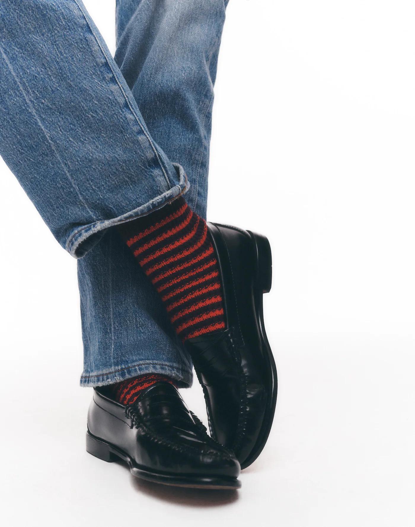 Waffle-Knit Ankle Socks Product Image