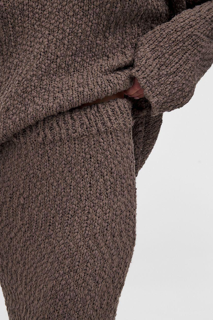 Structured Knitted Maxi Skirt Product Image