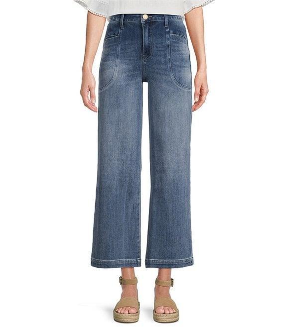 KUT from the Kloth Meg High Rise Wide Leg Inset Front Pocket Jean Product Image