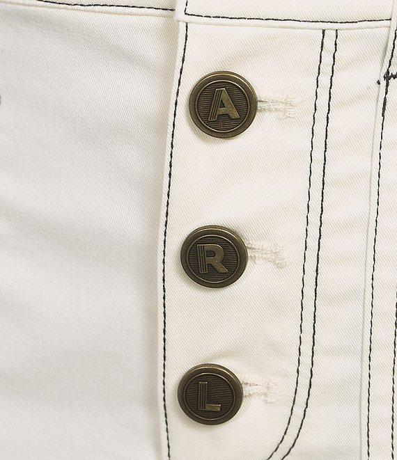 KARL LAGERFELD PARIS Contrast Trim Wide Leg Coordinating Pants Product Image