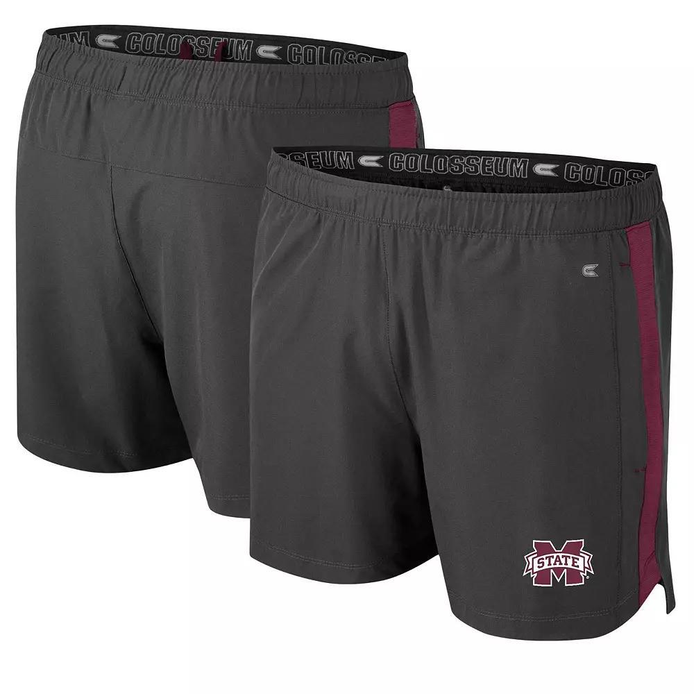 Men's Colosseum Charcoal Arkansas Razorbacks Langmore Shorts,  Product Image