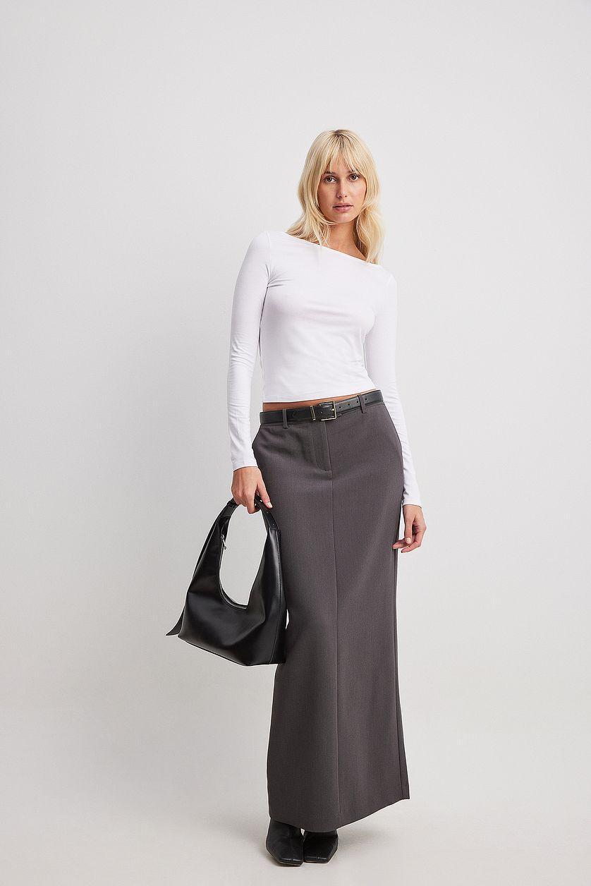 Boat Neck Long Sleeve Top Product Image