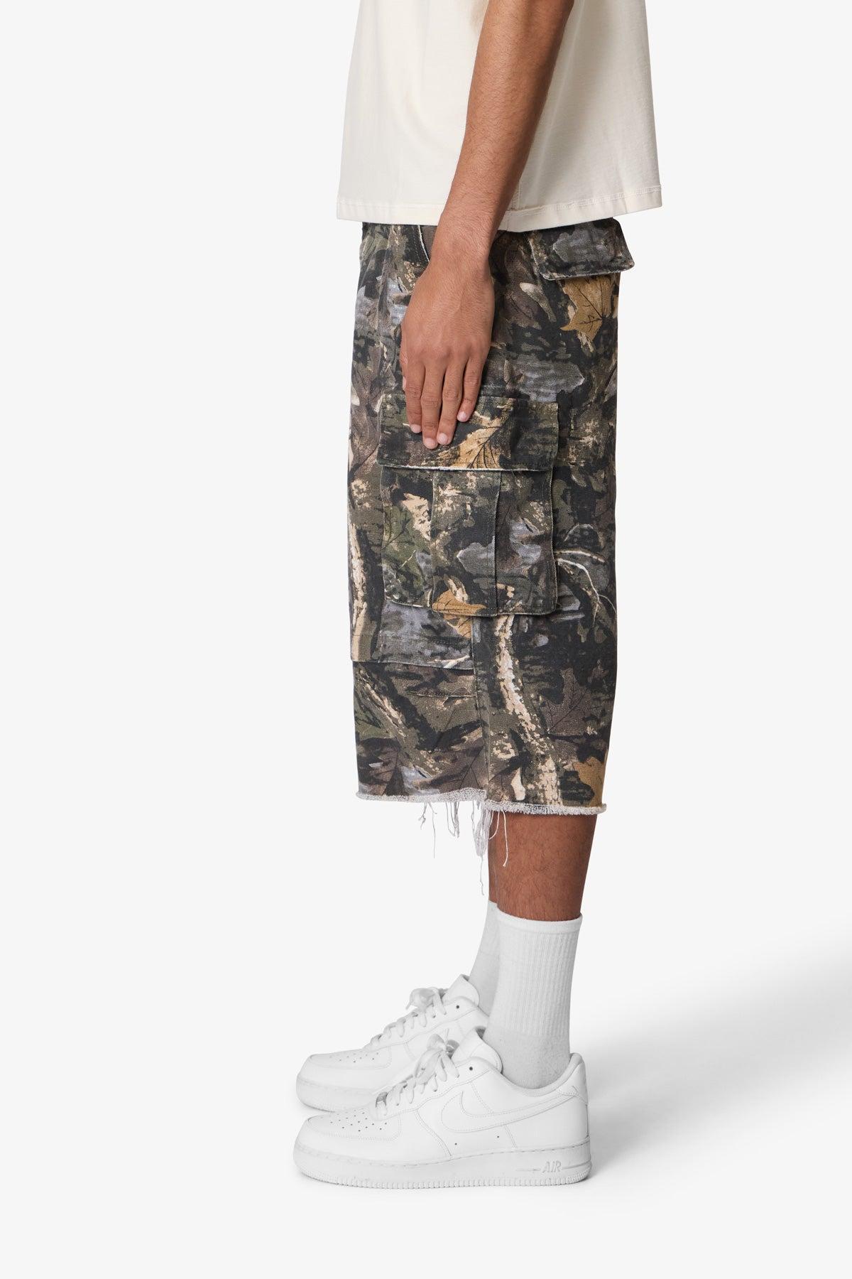 Ultra Baggy Cargo Shorts - Forest Camo Product Image
