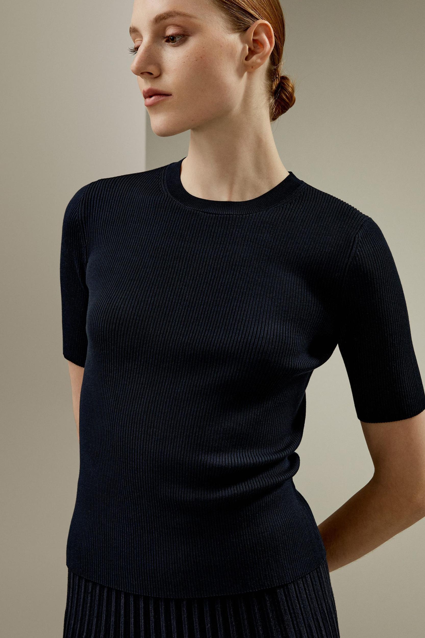 Essential Silk Knit Top Product Image