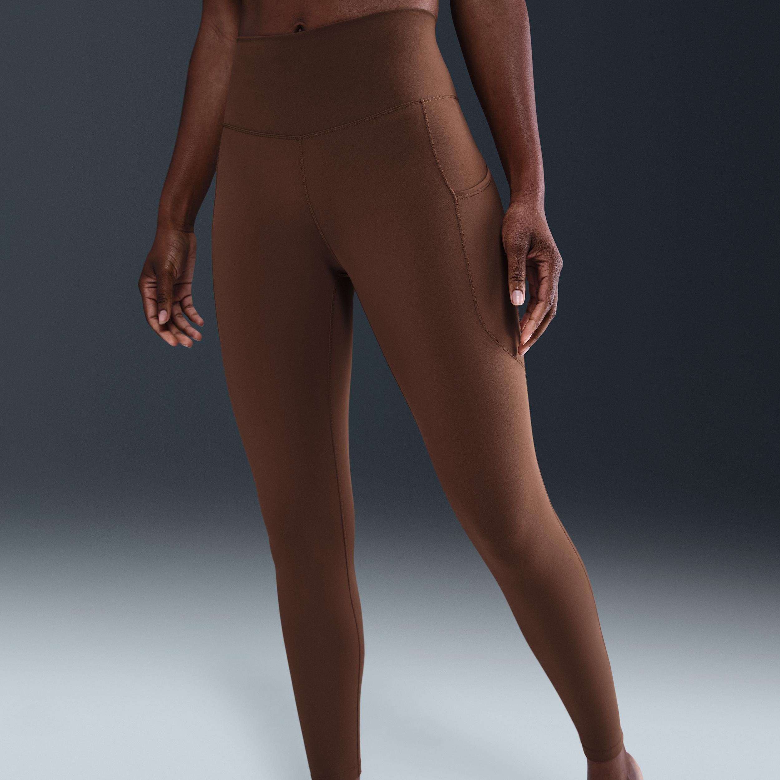 Nike Womens One High-Waisted 7/8 Leggings with Pockets | FN3241-017 Product Image