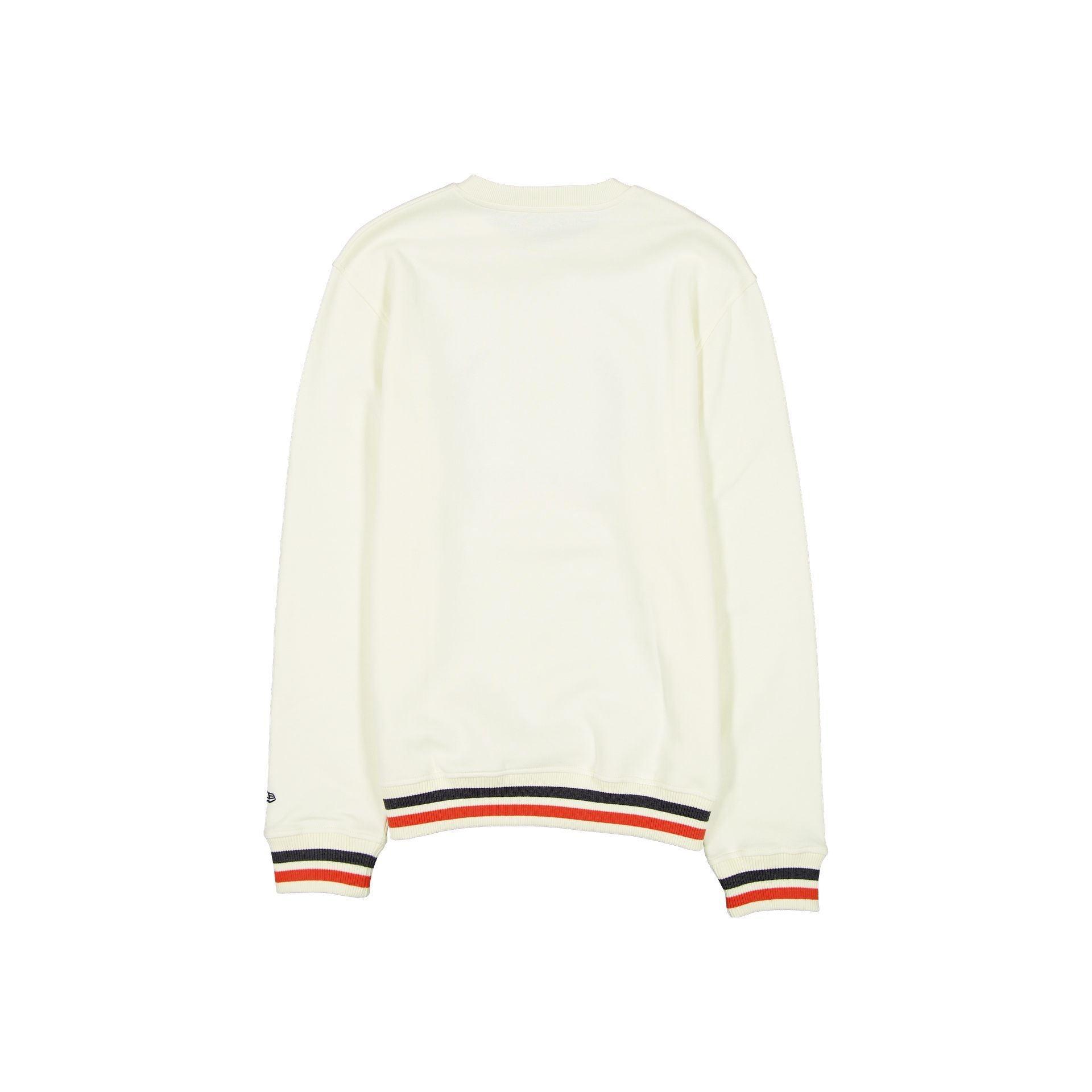 Los Angeles Dodgers Throwback Chrome White Crewneck Male Product Image