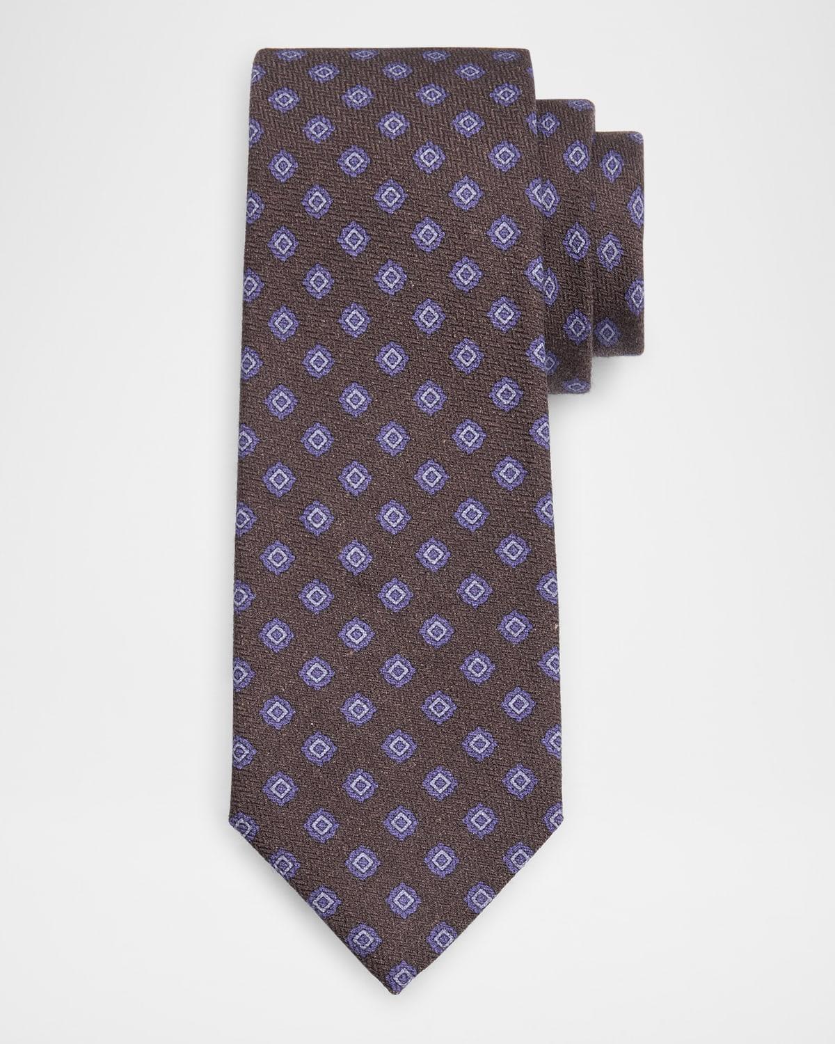 Men's Woven Paisley Silk Tie Product Image