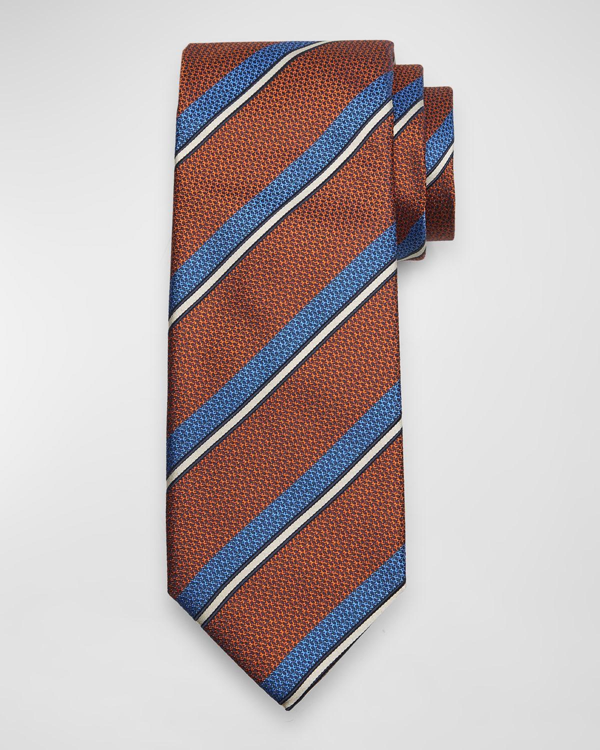 Men's Multi-Stripe Silk Tie Product Image