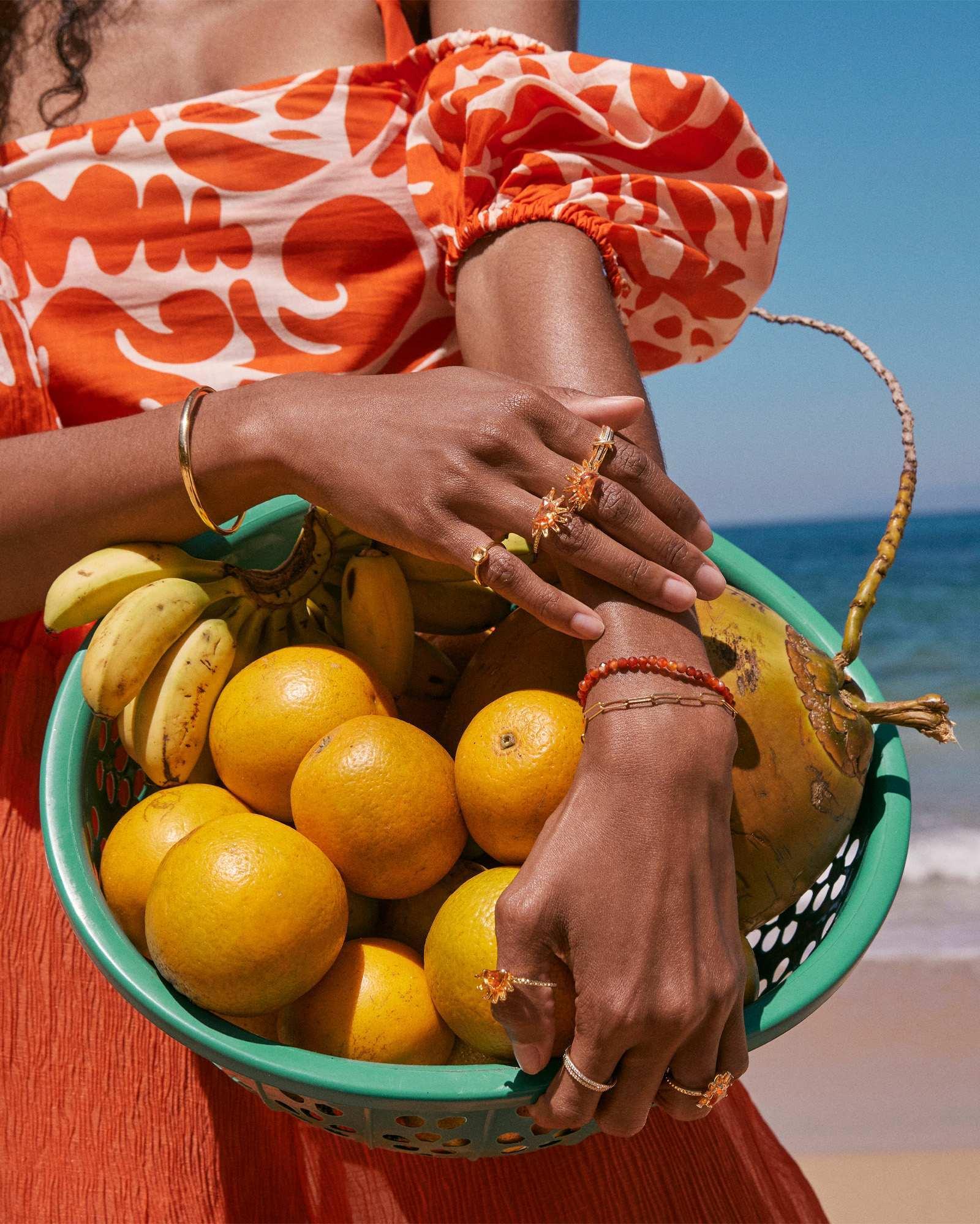 Sylvia Gold Stretch Bracelet Product Image