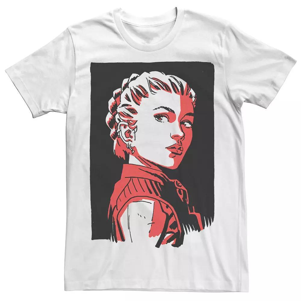 Men's Marvel Black Widow Yelena Belova Red Hue Portrait Tee,  Product Image