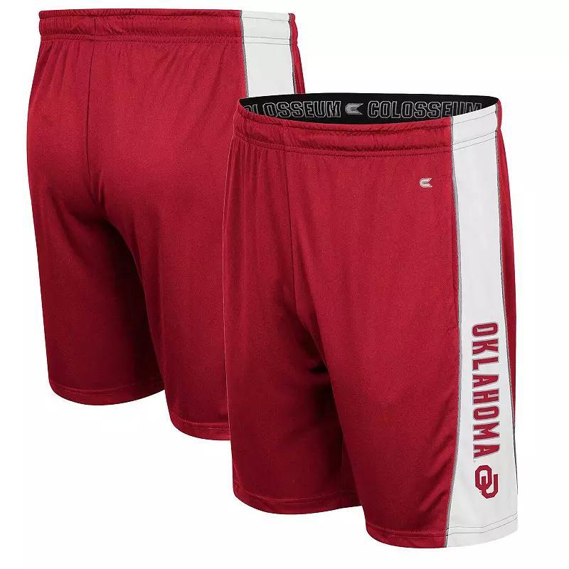 Mens Colosseum Crimson Oklahoma Sooners Panel Shorts Product Image