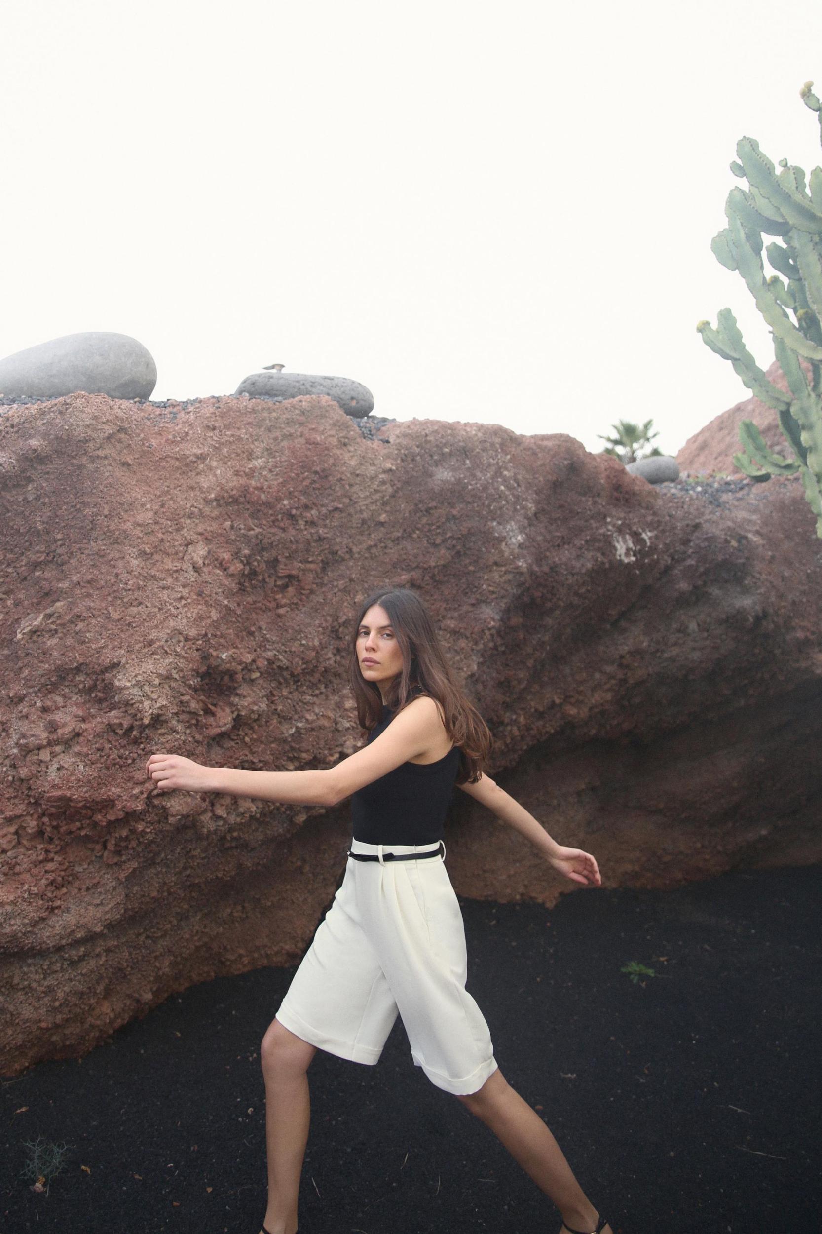 BELTED COMBINATION SHORT JUMPSUIT Product Image