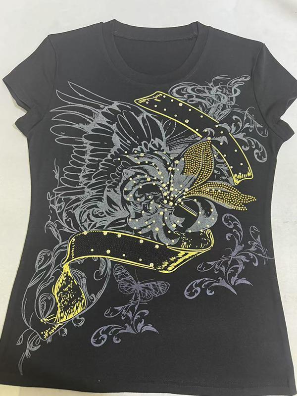 Vintage Print Short Sleeve Tee Product Image