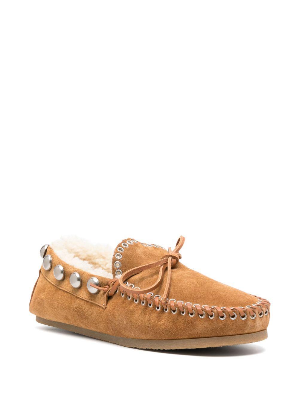 ISABEL MARANT Fitza Shearling Loafer In Neutrals Product Image