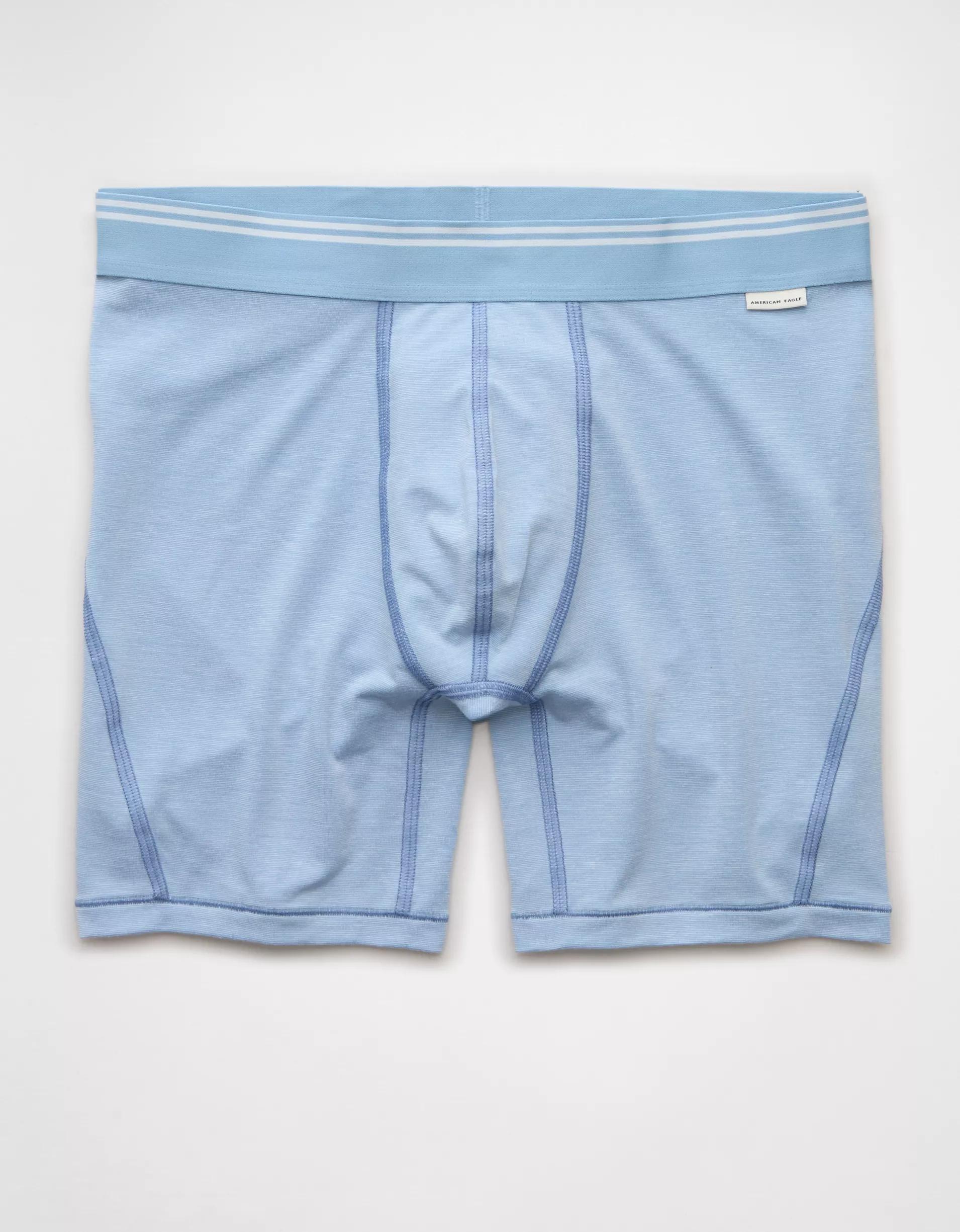 AEO Men's Striped 6" Ultra Soft Boxer Brief Product Image