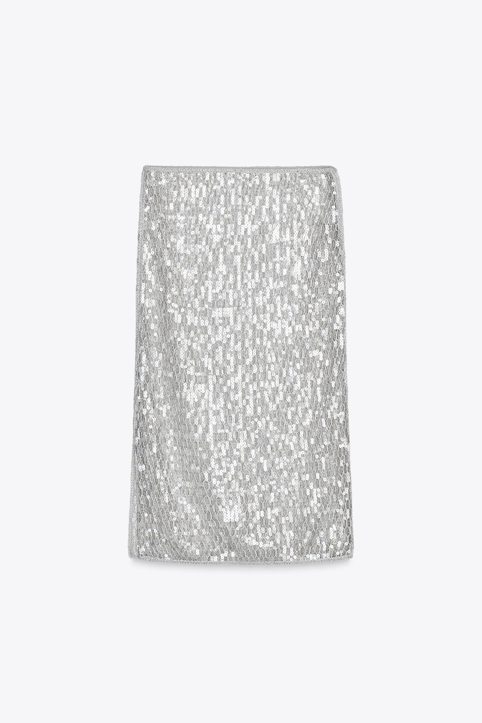 ZW COLLECTION SEQUIN MIDI SKIRT Product Image