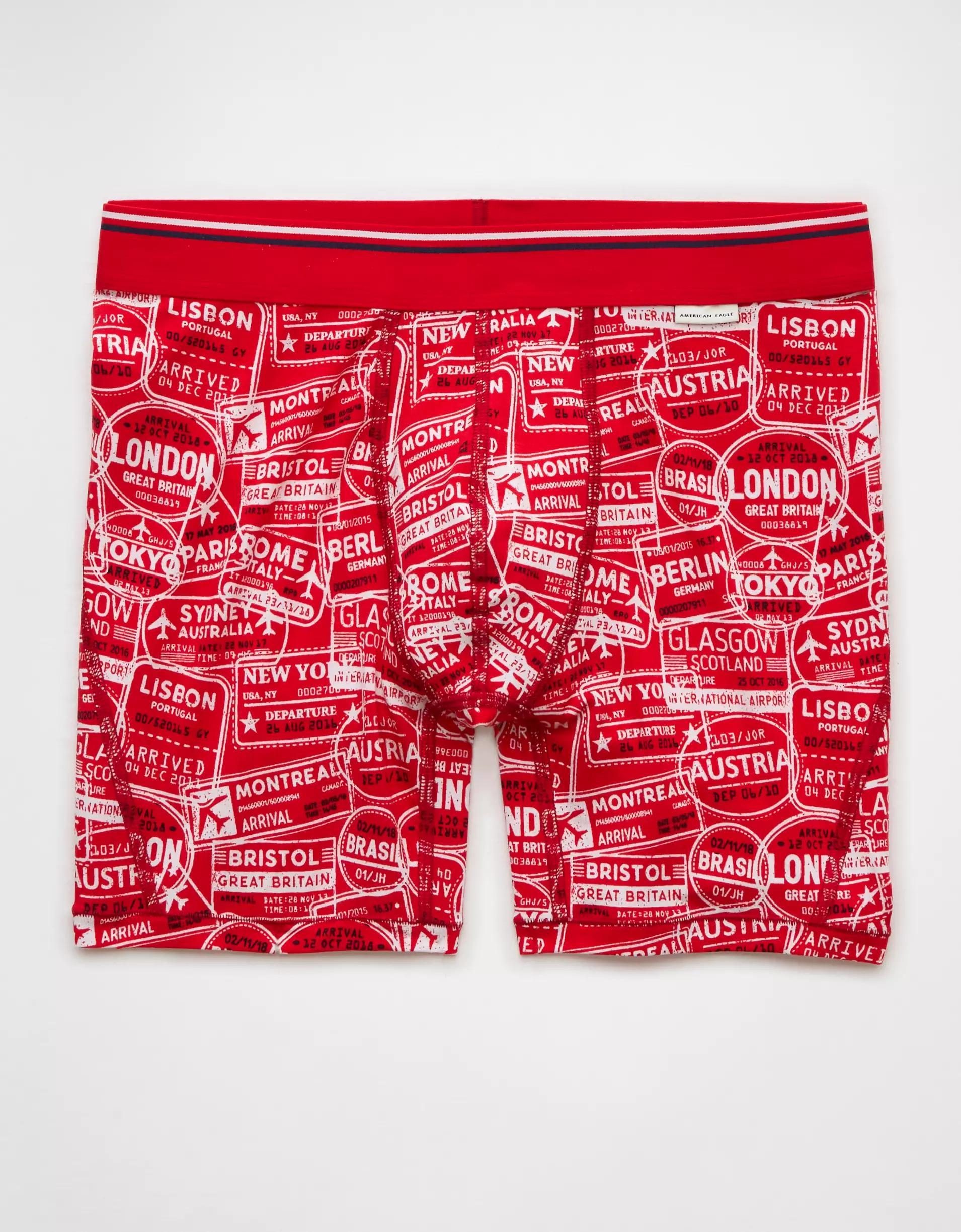 AEO Men's Eagles 6" Ultra Soft Boxer Brief Product Image