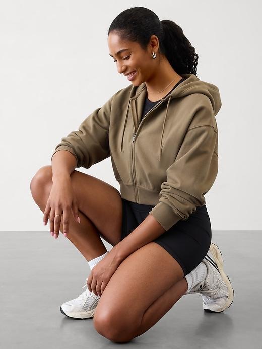 Forever Fleece Crop Full Zip Product Image