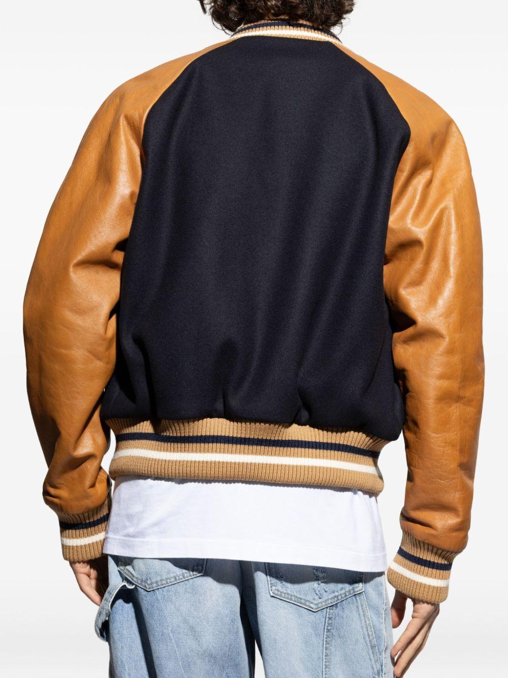 wool-blend bomber jacket Product Image