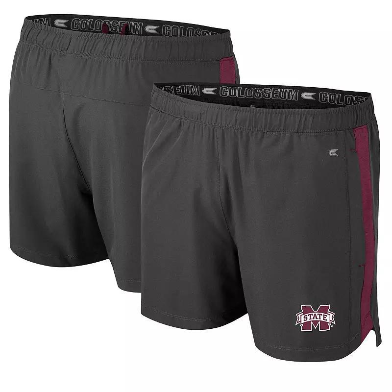 Men's Colosseum Charcoal Arkansas Razorbacks Langmore Shorts,  Product Image