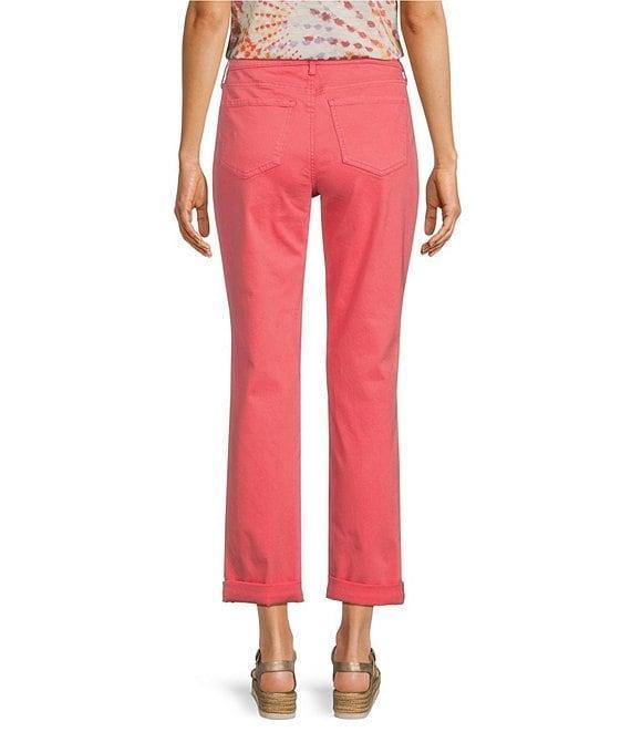 NYDJ Margot High Rise Slim Straight Girlfriend Jeans Product Image