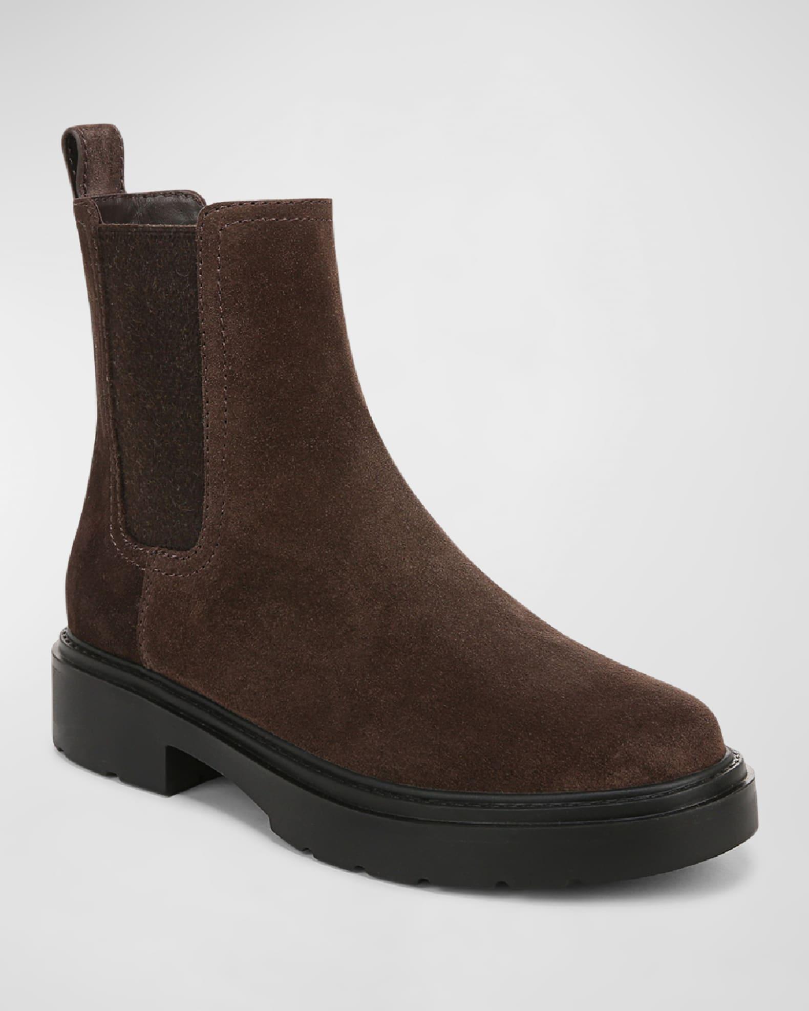 Suede Chelsea Ankle Booties Product Image