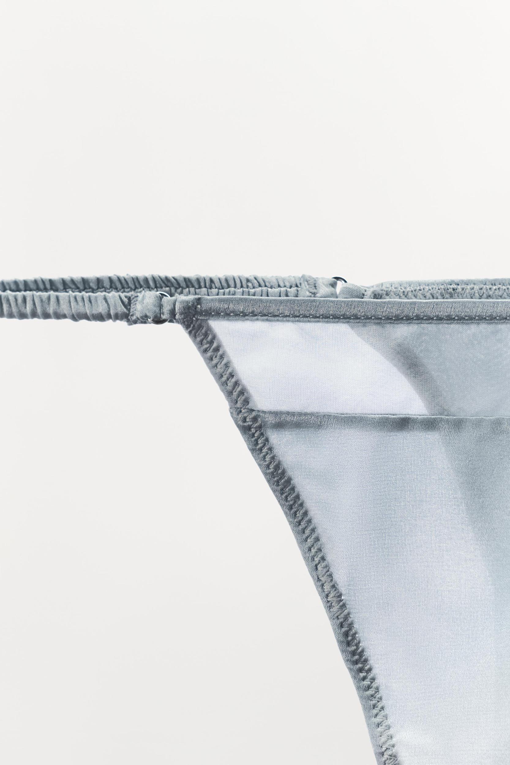 SILK TRIANGLE BRALETTE Product Image