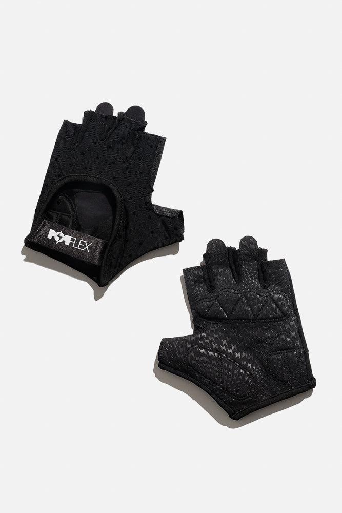 Luxe Mesh Training Gloves - Black Dot Product Image