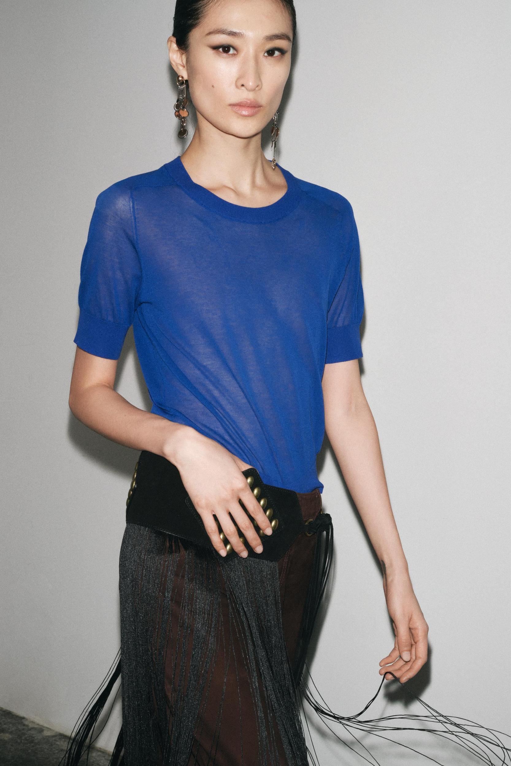 EXTRA-FINE KNIT TOP Product Image