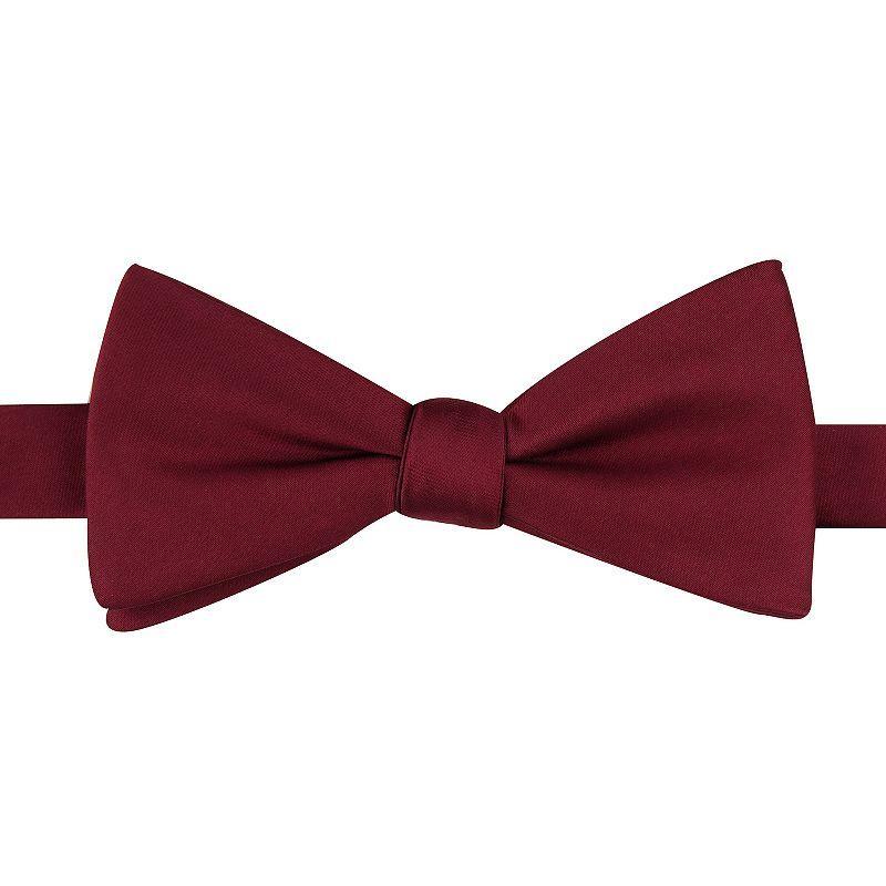 Mens Bespoke Pre-Tied Bow Tie, Red Oxford Product Image