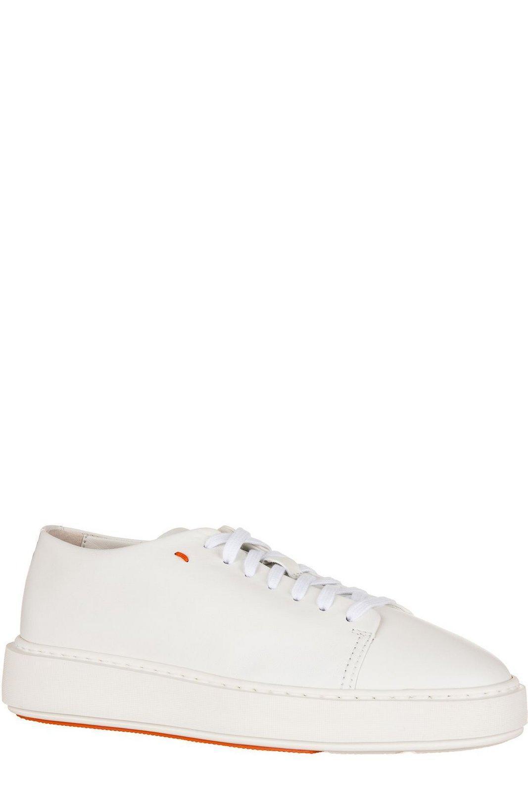 SANTONI Sneakers In White Product Image