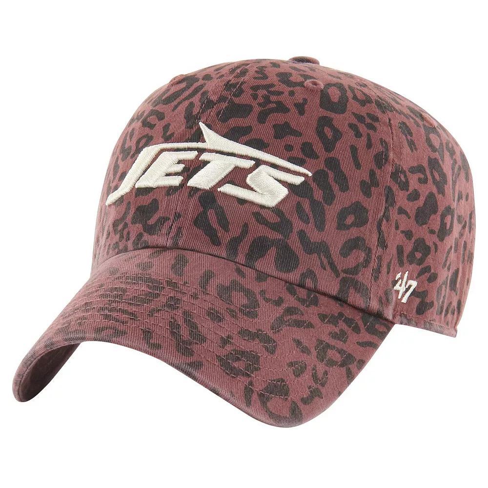 Women's '47 Brown New York Jets Tawny Clean Up Adjustable Hat Product Image