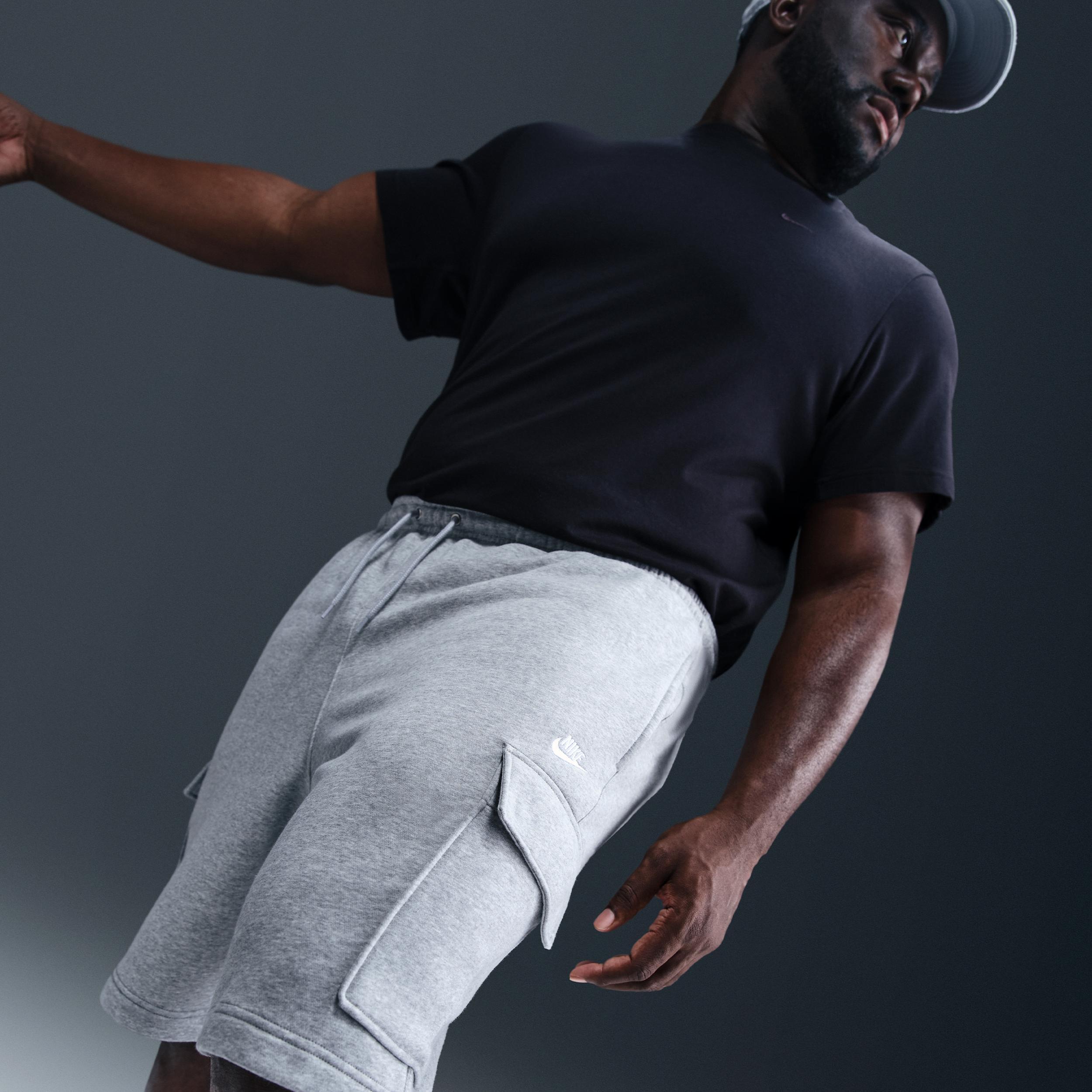 Nike Mens Club Fleece Cargo Shorts | FN3525-063 Product Image