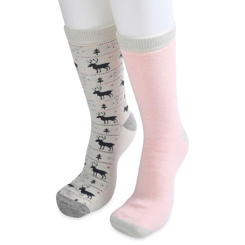 Womens GaaHuu 2 Pack Cushioned Thermal Socks Product Image