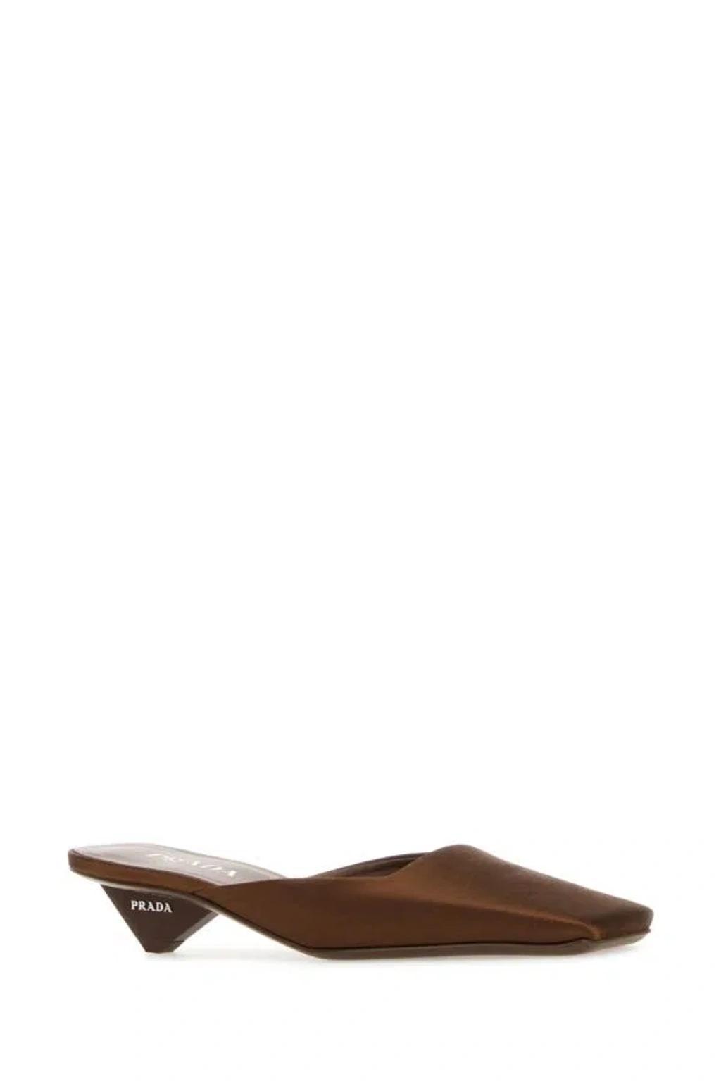 PRADA Slippers-36 Nd  Female In Brown Product Image