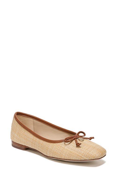 Sam Edelman Meadow Ballet Flat Bleached Beechwood Weave Product Image