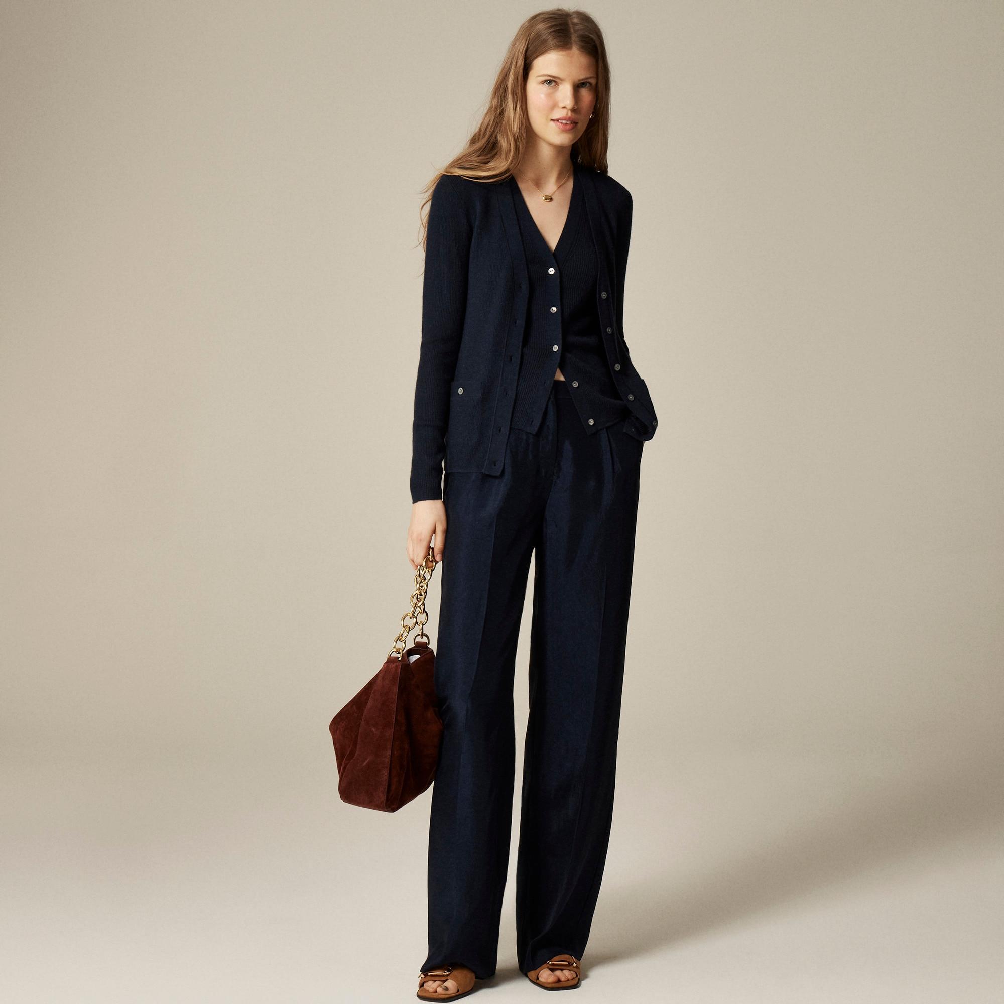 Cashmere-silk blend sweater shell Product Image