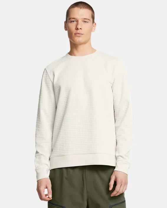 Men's UA Unstoppable Fleece Grid Crew Product Image